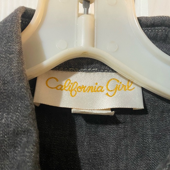 SOLD Vintage 90’s California Girl Button Up Belted Western A Line Dress Mint - Picture 9 of 10